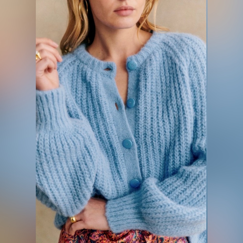 UPDATED - Sezane Iceberg Blue Emile XS